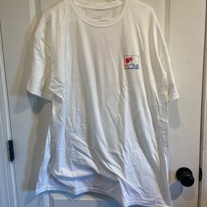 Quiksilver White Short Sleeve Tee